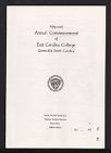 Program for the Fifty-Sixth Annual Commencement of East Carolina College 